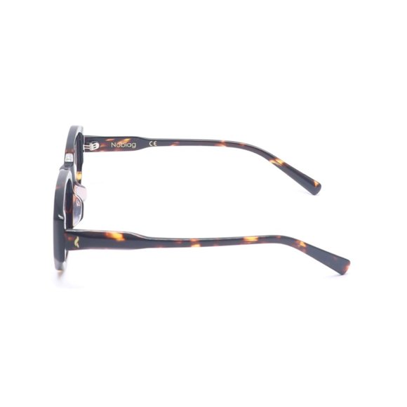 Katz Dark Havana Women Cat-Eye Sunglasses De Noblag Pink Nylon Lenses